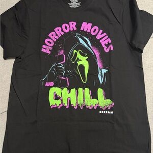 Black Horror Movies and Chill T-Shirt